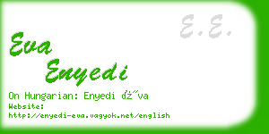 eva enyedi business card